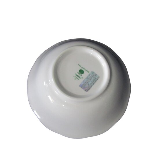 Chip and Dip Tray Happy Holidays Christmas Vintage Tree Pattern Nikko Japan - Picture 12 of 13